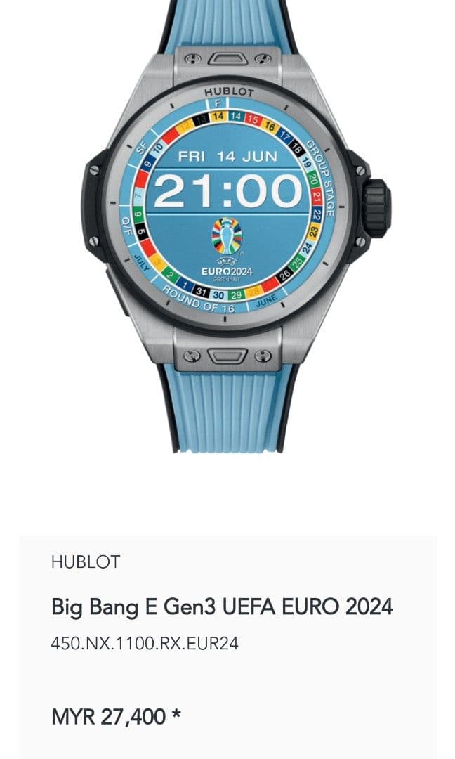 Hublot Big Bang E Gen3 UEFA EURO 2024 450.NX.1100.RX.EUR24 44mm, Luxury ...