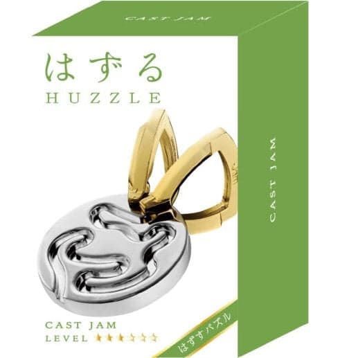 Hanayama - Cast Jam - Metal Brain Teaser Puzzle Lvl3 - Brain Teaser and ...