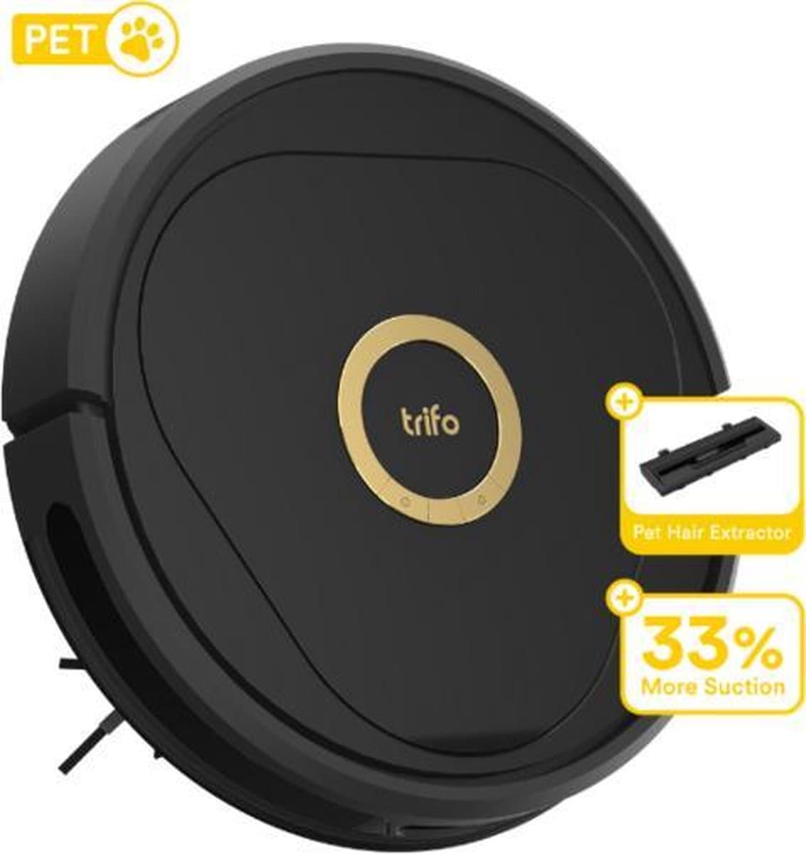 Trifo Lucy Pet - Robotstofzuiger met AI - Geschikt voor alle soorten ...