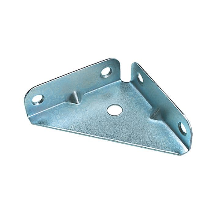 "Hafele 90° Corner Bracket | Zinc Plated Steel"