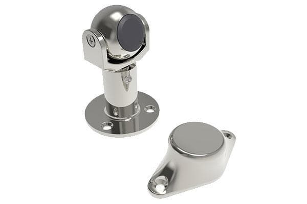 Magnetic Cabinet Catch Handee Magnetic Cupboard Catch Double White