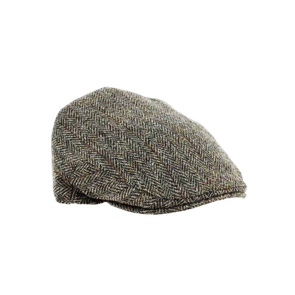 Brown BALMORAL HARRIS Tweed Flat Cap - Christys'London - ref 21287