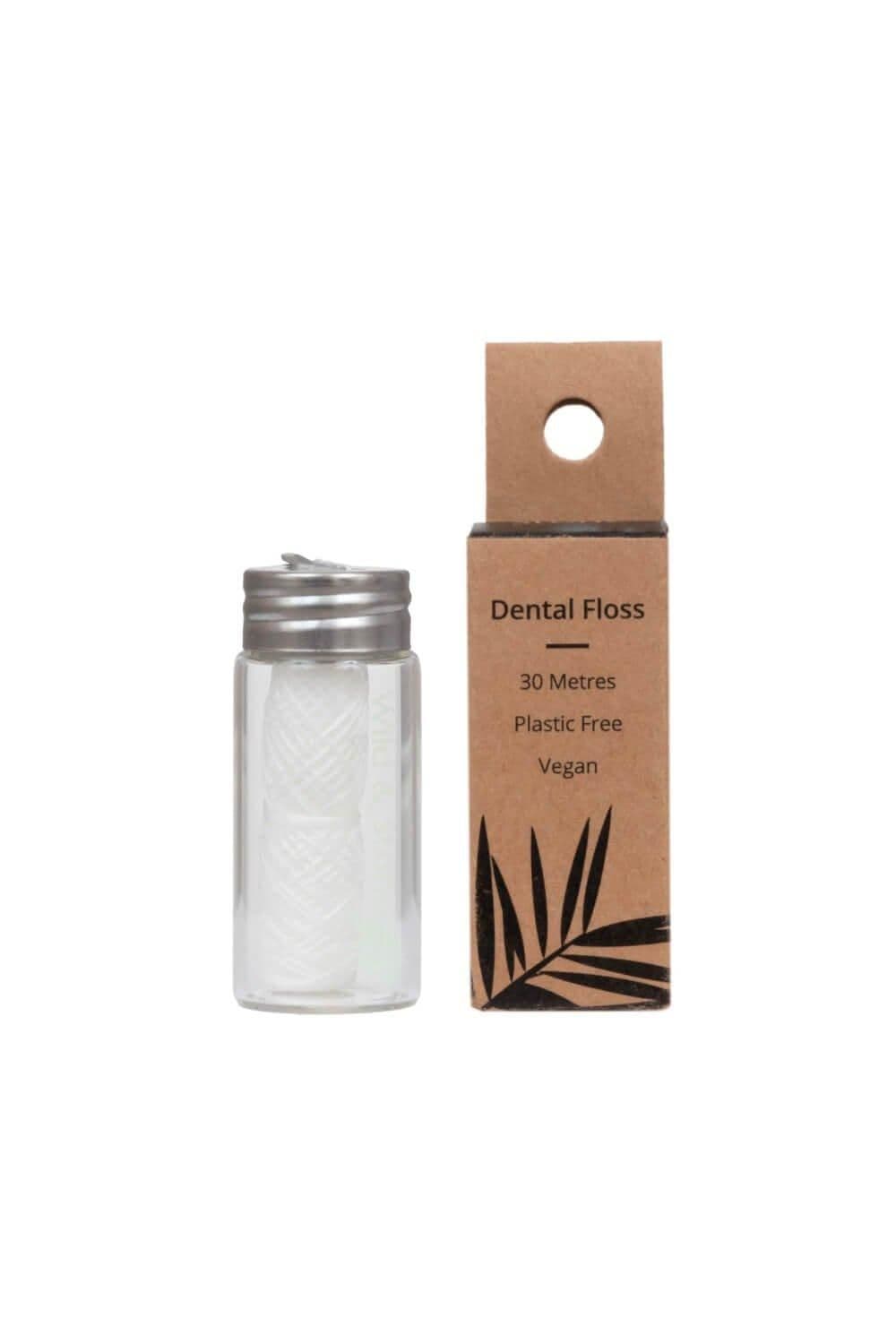Oral Health | Dental Floss Eco Corn Starch Mint Refillable | Wild & Stone