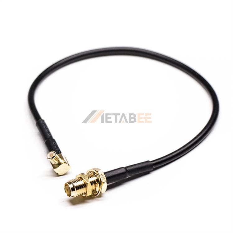 MCX Male to Straight Bulkhead Mount SMA Female Pigtail Cable - MetabeeAI