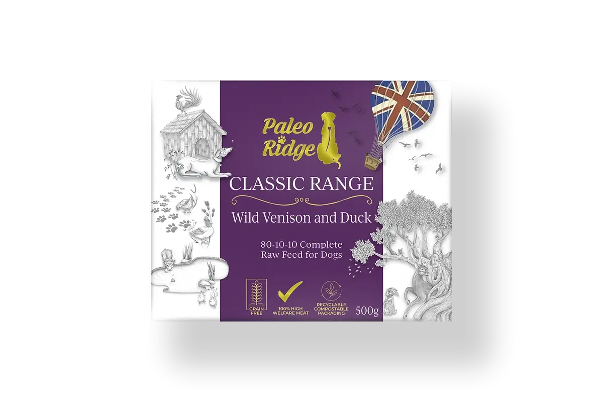 Paleo Ridge Classic Range Wild Venison and Duck 80/10/10 500g | Millie ...