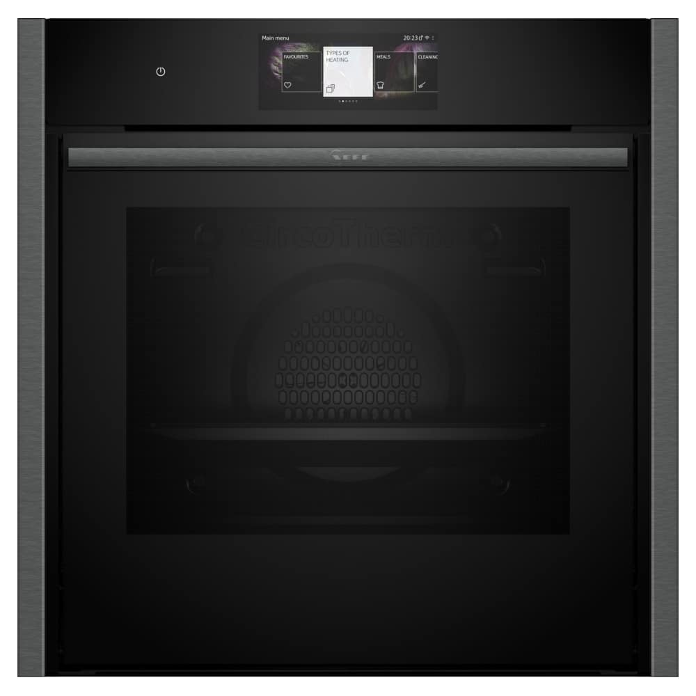 Neff B64CT73G0B N90 Slide & Hide Pyrolytic Multifunction Single Oven ...