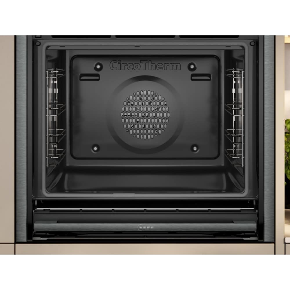 Neff B64CT73G0B N90 Slide & Hide Pyrolytic Multifunction Single Oven ...