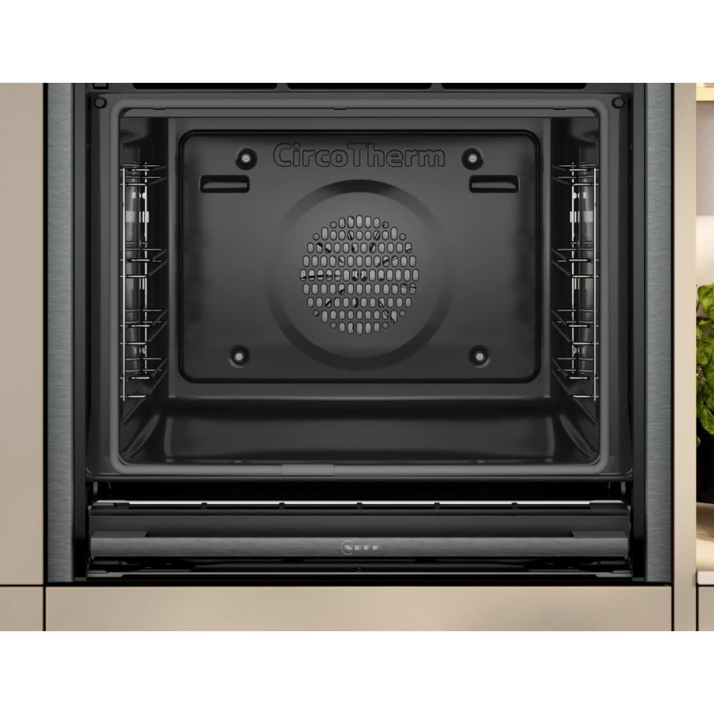 Neff B64VS71G0B N90 Slide & Hide Pyrolytic VarioSteam Single Oven ...