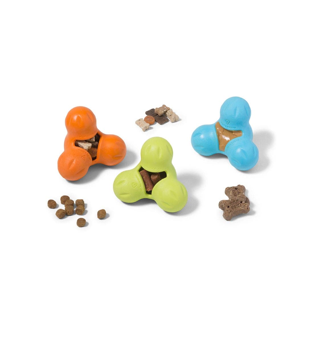 WEST PAW Zogoflex Tux Treat Dispenser Dog Toy - Aqua Blue - Mooshiepets