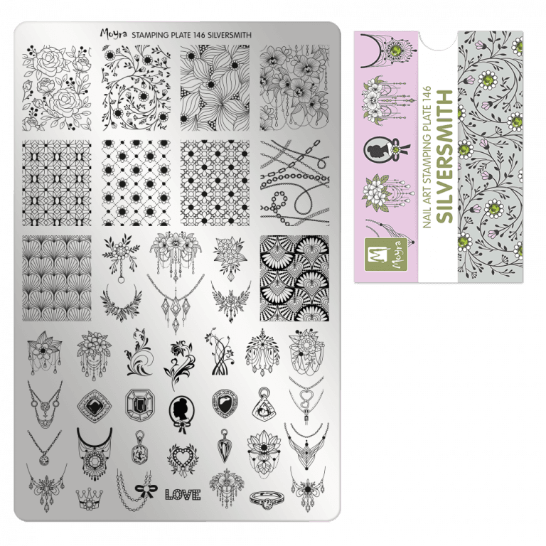 Moyra nail art stamping plates | moyrastamping.com