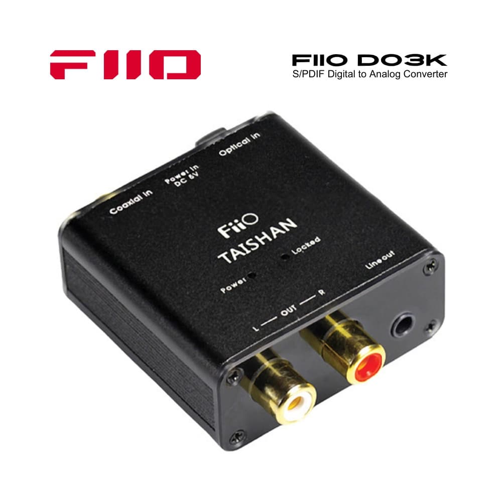 FiiO TAISHAN D03K Digital Audio to Analog Converter S/PDIF Coaxial ...