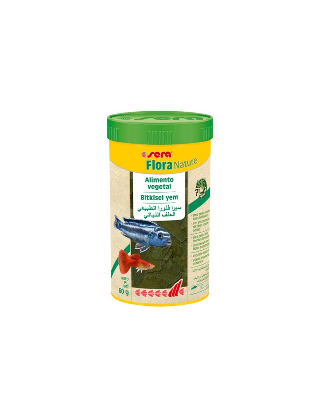 SERA Flora Nature alimento vegetal para peces ornamentales herbívoros ...