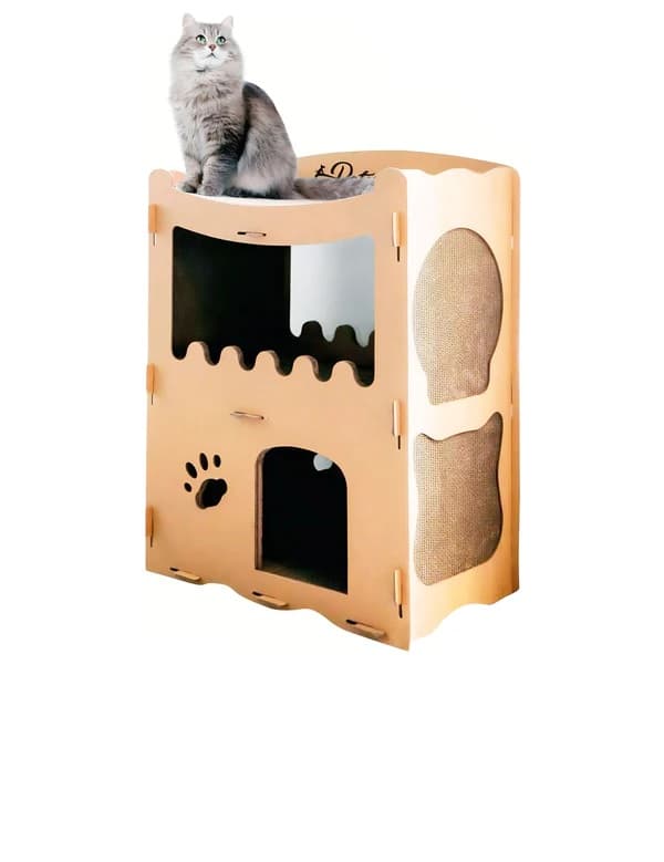 Petique Feline Penthouse Cat House: The Ultimate Luxury Retreat for ...