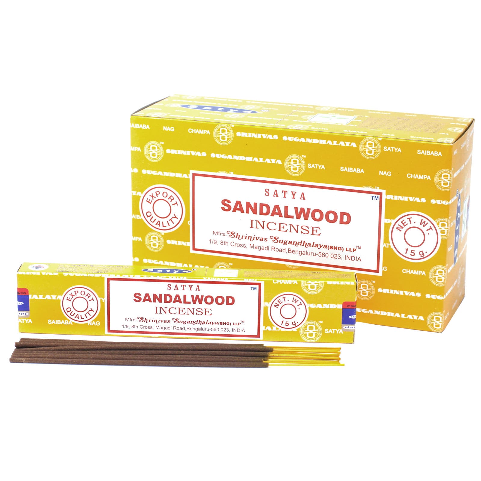 Αρωματικά Στικ Σανταλόξυλο Satya Sandalwood | Niyamas Yoga