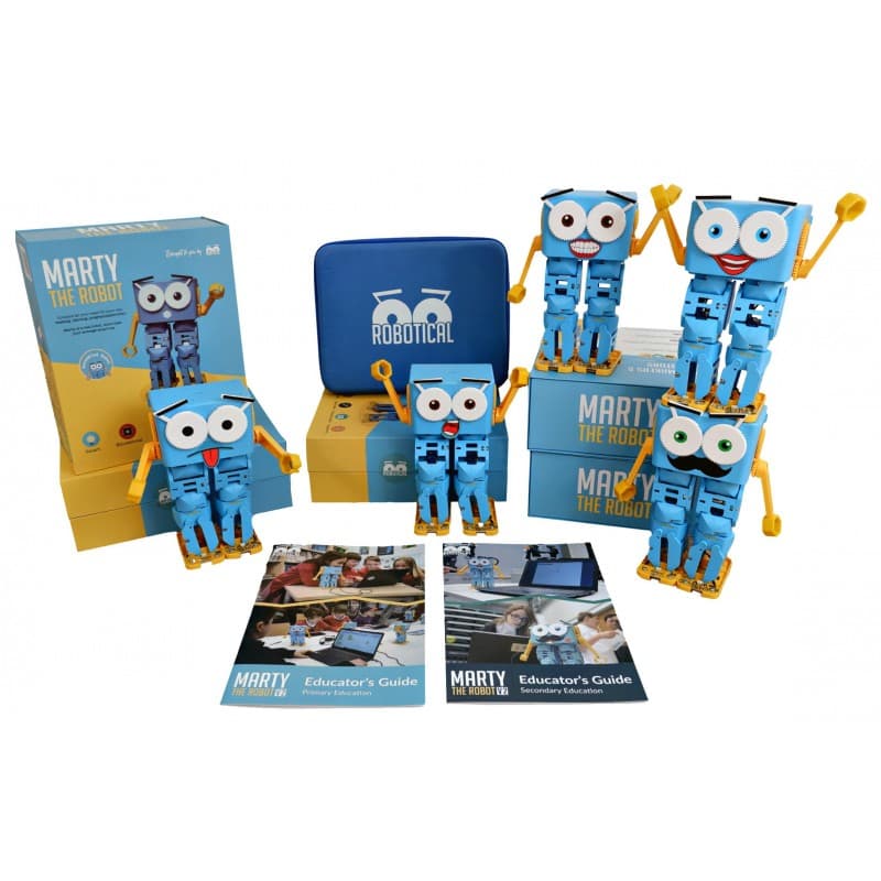 Marty the Robot V2 Small Class Pack With STEM extras