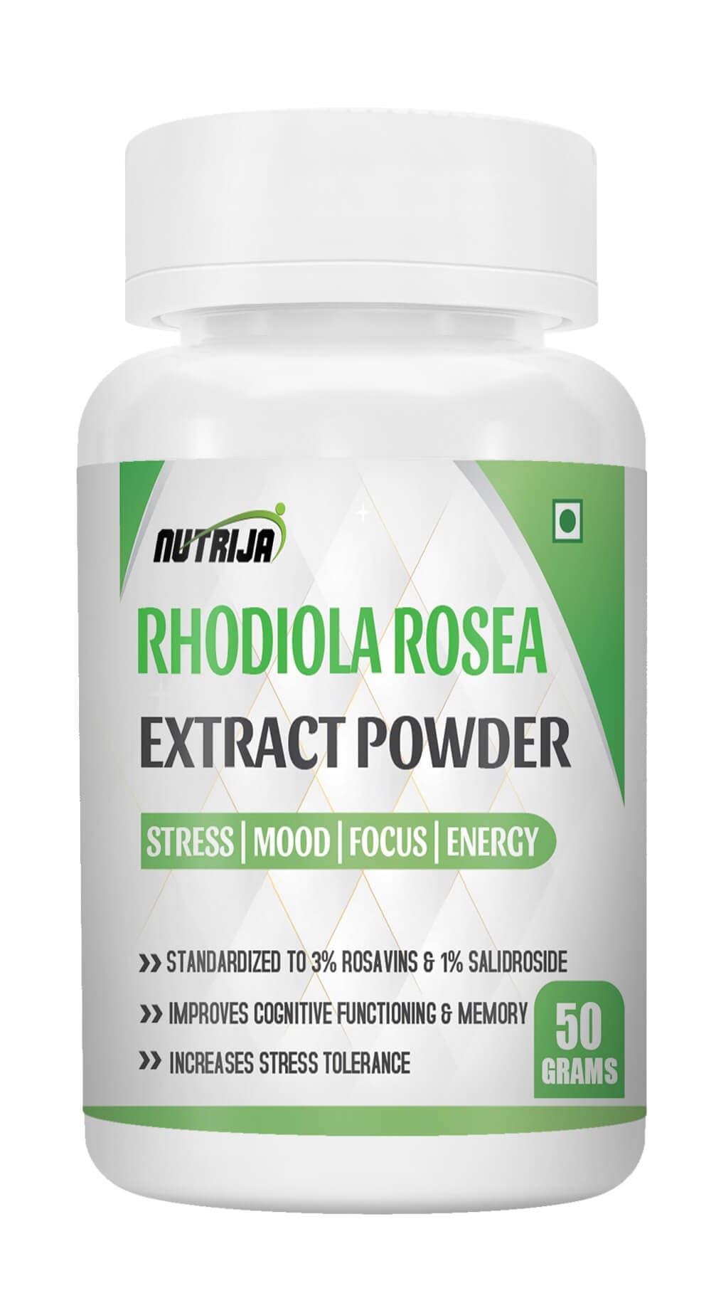 Buy NutriJa Rhodiola Rosea Root Extract Powder Supplement - 60 Capsules ...