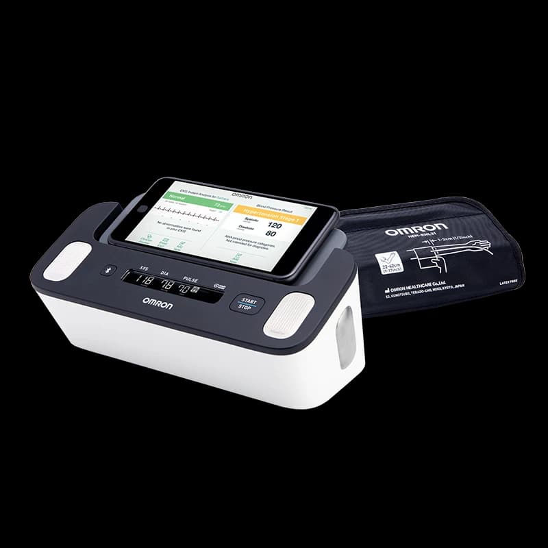 Omron Complete BP7900 wireless upper arm blood pressure monitor with single-lead EKG