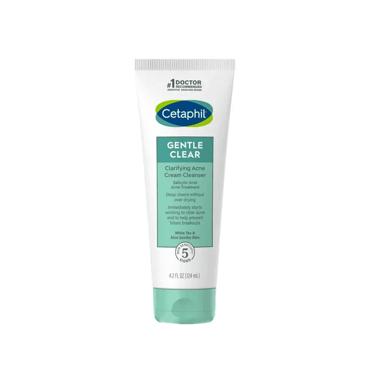 Cetaphil Gentle Clear Clarifying Acne Cream Cleanser 124ml - The ...