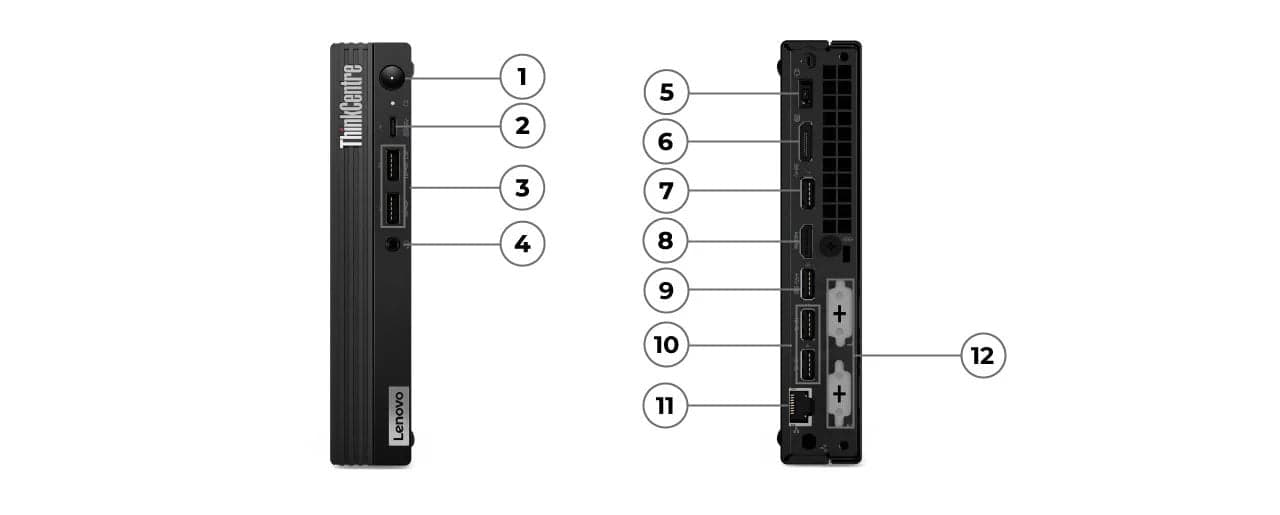 Lenovo ThinkCentre M70q Gen 4 Tiny (Intel)| Compact yet powerful Tiny ...