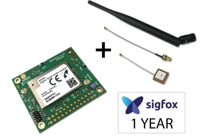 Kit Sigfox Breakout board BRKWS20 Quad Mode Module (Sigfox - Wifi - BLE ...