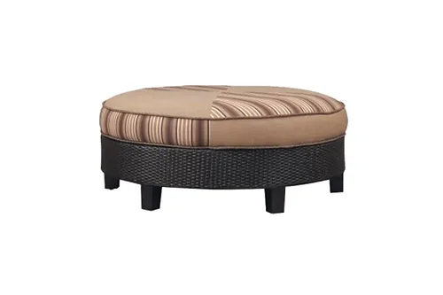 Monterey - Round Ottoman - Patio Furniture Plus