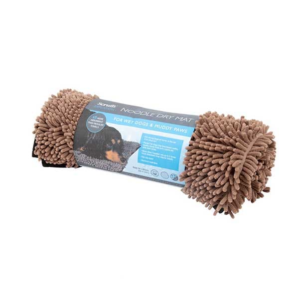 Scruffs Noodle Dry Mat 90 x 60cm Brown - Pet Bliss Ireland