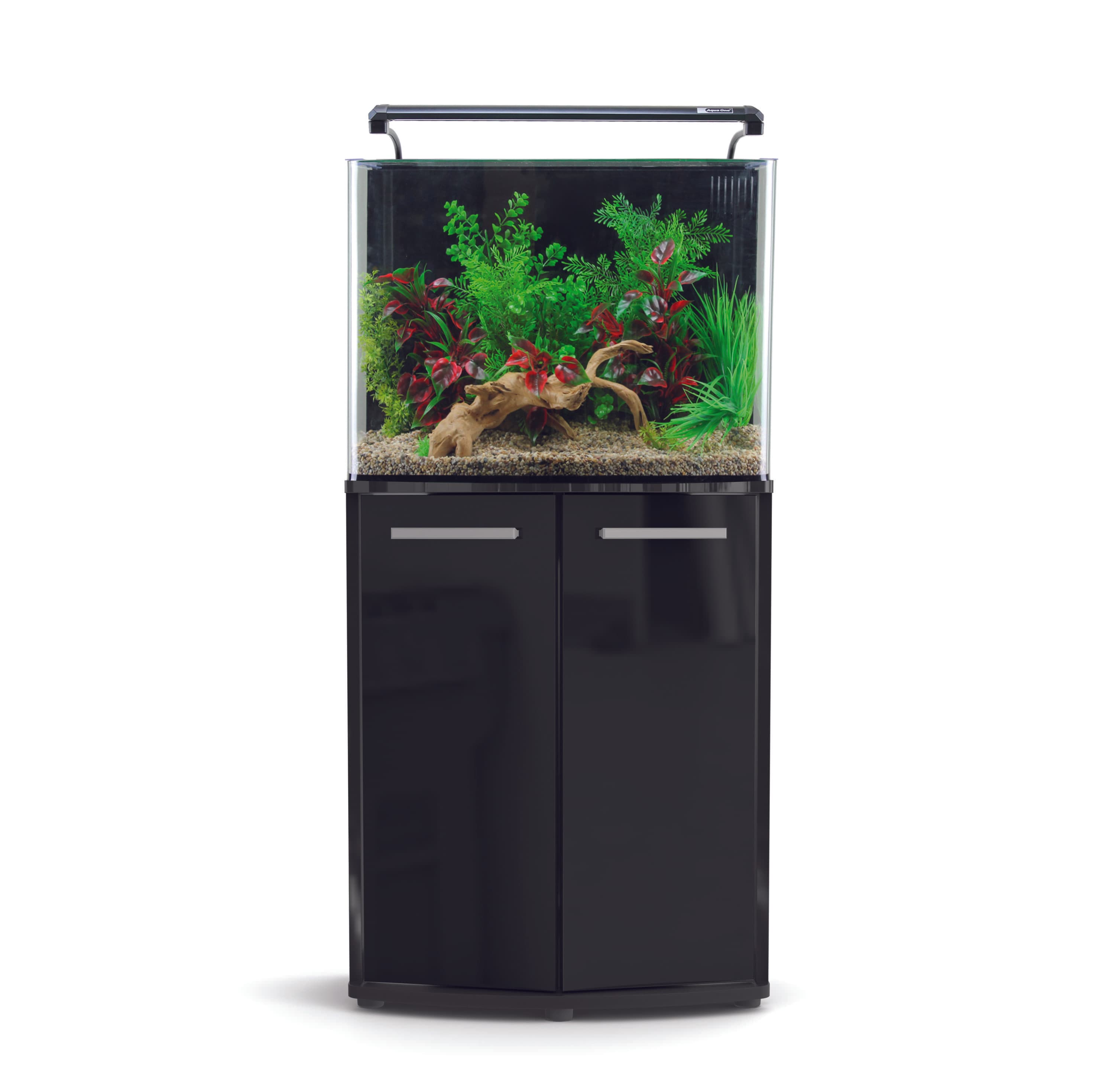 Aqua One AquaNano 60 Bow Front Aquarium L38 xW 60 xH 78 cm AQUARIUM ONLY