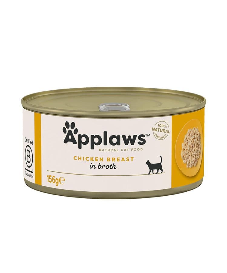 Applaws Chicken Breast in Broth Wet Cat Food 156g Tin - Pet Street