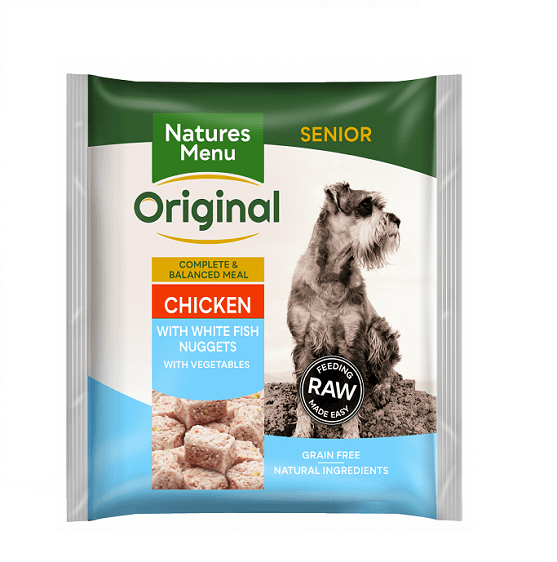 Natures Menu | Chicken | Raw Nuggets | Frozen | Dog | Senior | 1Kg ...