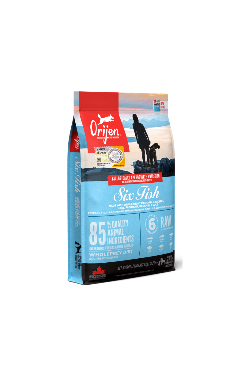 Orijen – Grain Free Dog Food – 6 Fish – PetVilla