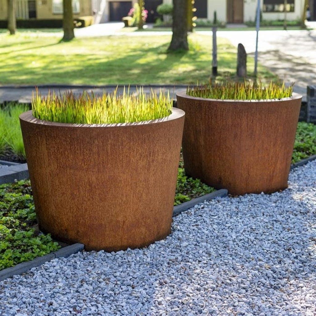ADEZZ Conic Corten Steel Planter - Bloomling Switzerland