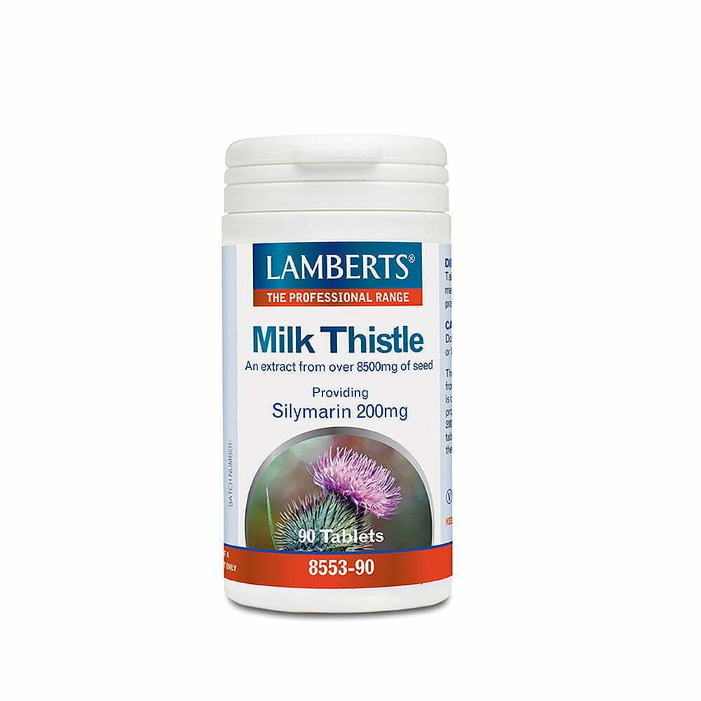 Lamberts Milk Thistle Providing Silymarin 200mg 90 Tablets - PHARMFETCH CY