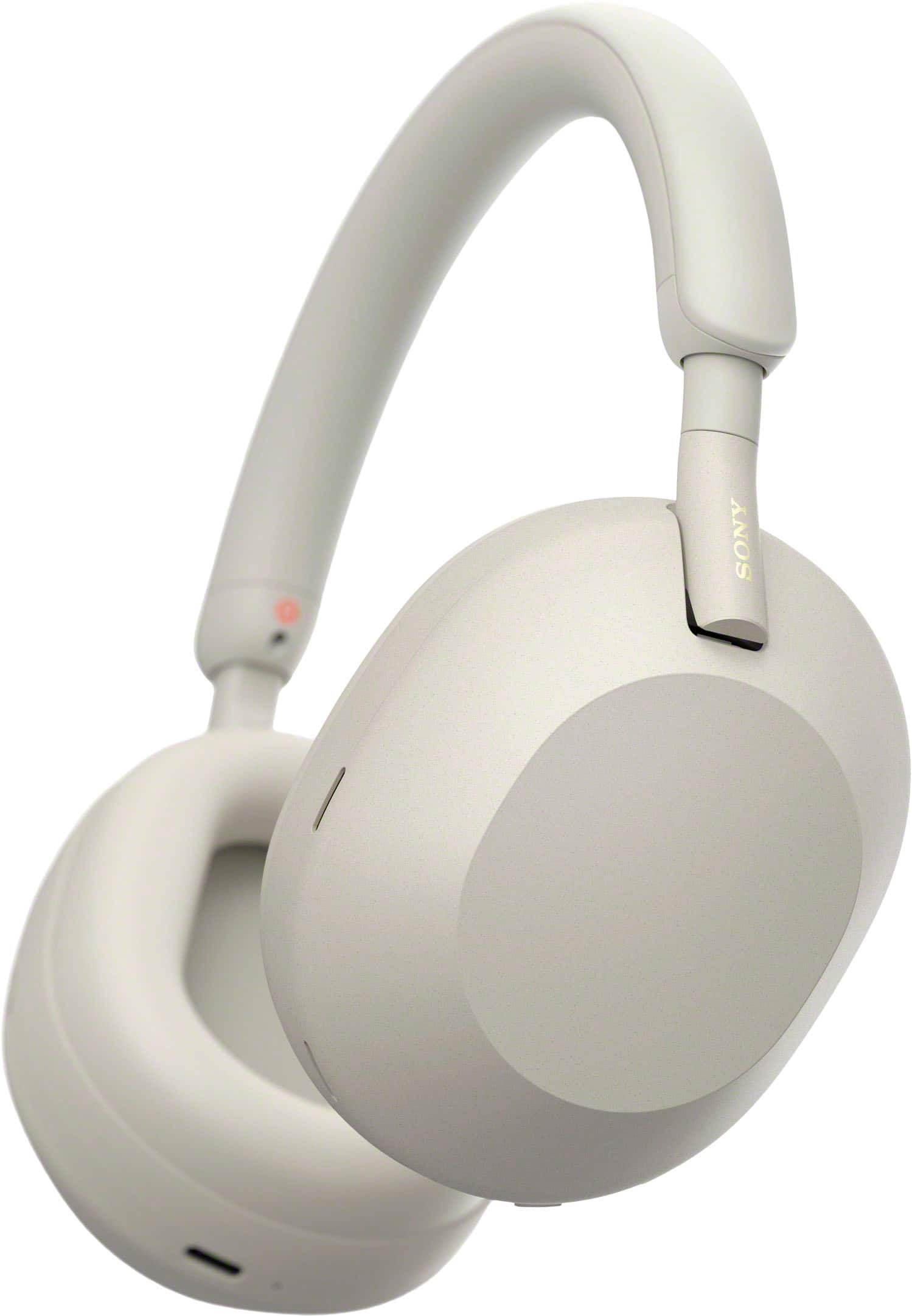 Sony WH-1000XM5 Wireless Noise-Canceling Over-the-Ear Headphones Silver ...