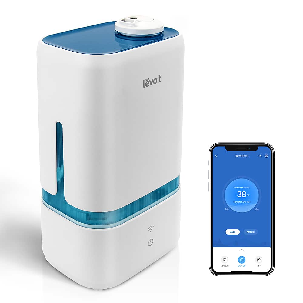 Customer Reviews: Levoit Smart Ultrasonic Cool Mist Humidifier White ...