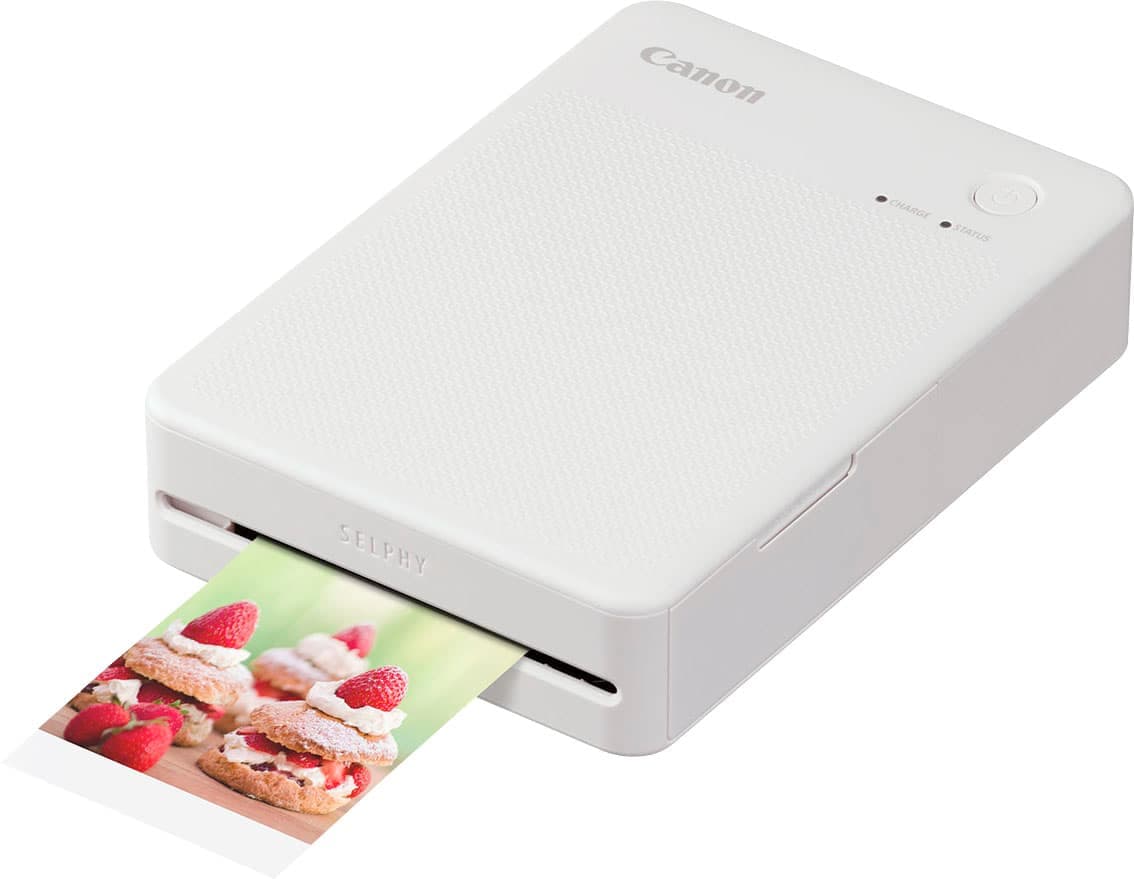 Canon SELPHY QX20 Wireless Compact Photo Printer White 6753C001 - Best Buy