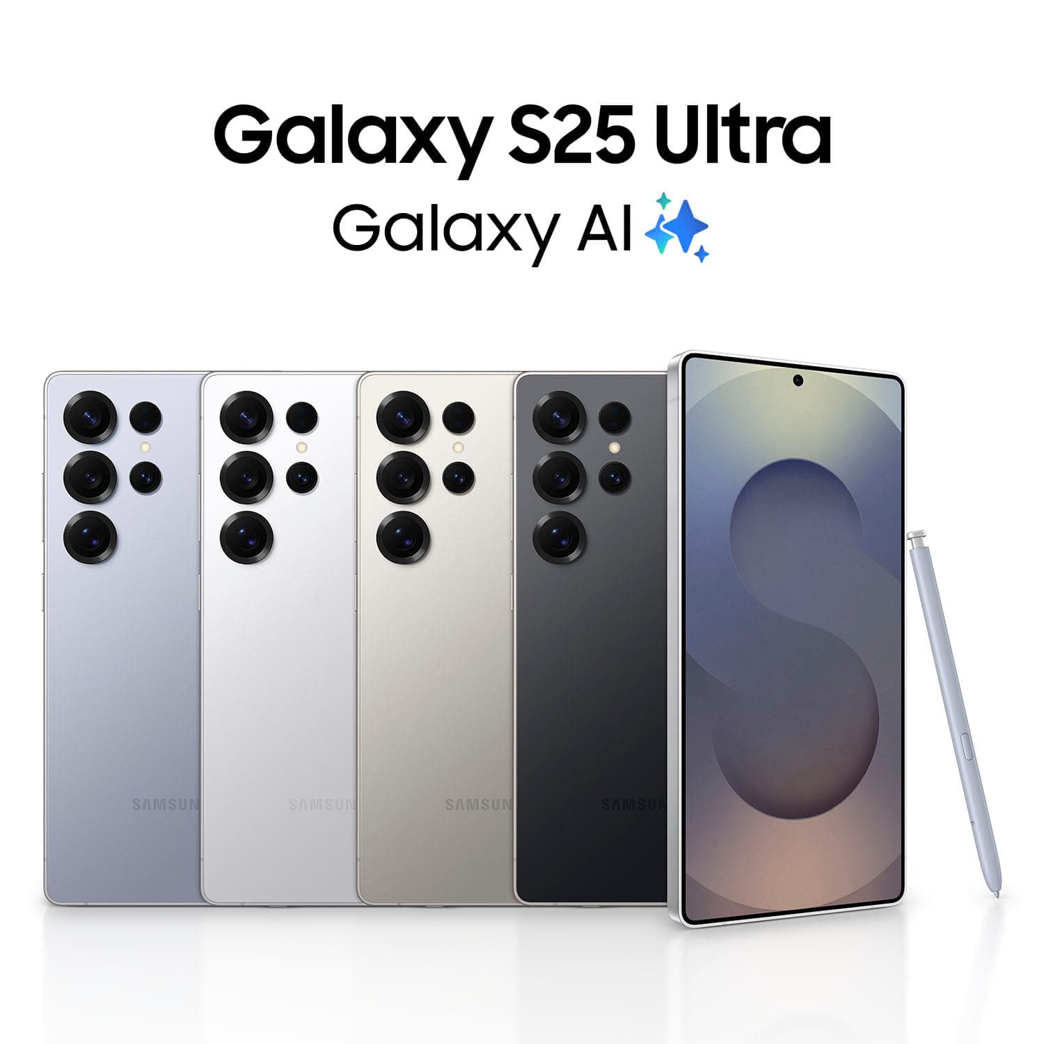 Buy Samsung Galaxy S25 Ultra 256GB (Unlocked) Titanium Silverblue SM ...