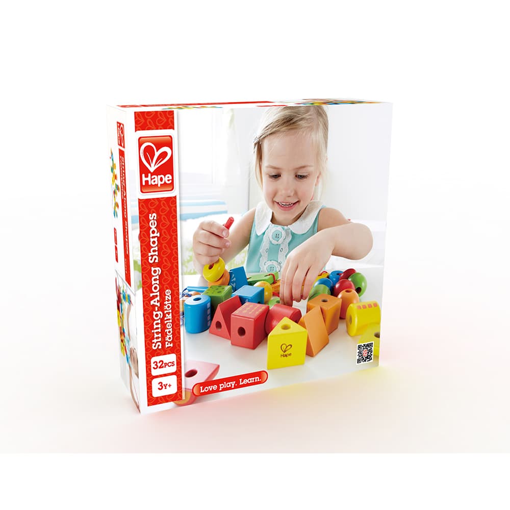 STRING-ALONG SHAPES - HAPE - Playwell Canada Toy Distributor
