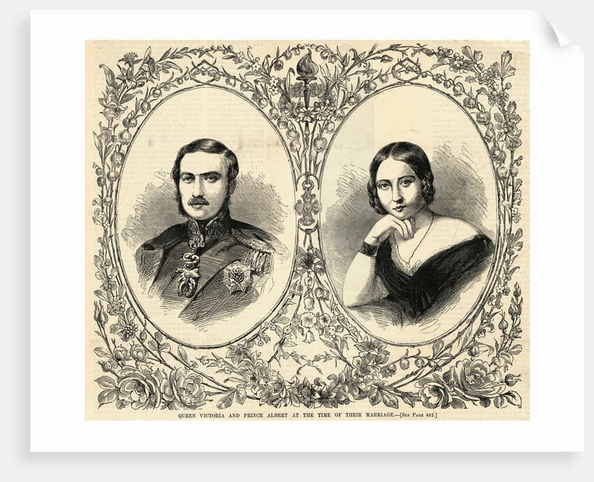 Portraits of Queen Victoria and Prince Albert posters & prints by Corbis