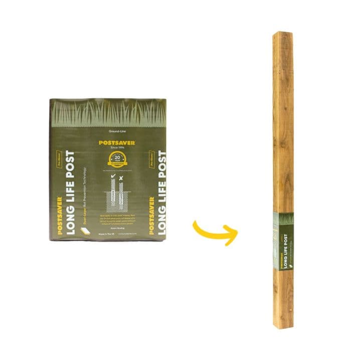 POSTSAVER® Pro-Sleeve Fence Post Rot Protector | Postsaver