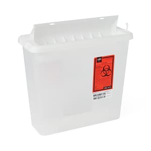 Medline Biohazard Patient Room Sharps Disposal Containers | Medline ...