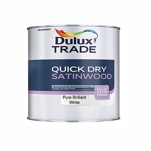 2.5lt Dulux Trade Quick Dry Satinwood PBW – Redec Industrial