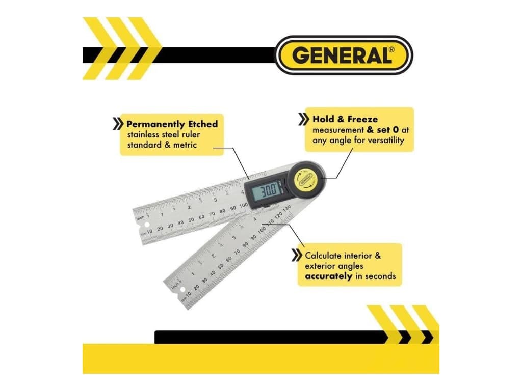 General Tools 822 - ANGLE-IZER® Digital Angle Finder, 5 in | TEquipment