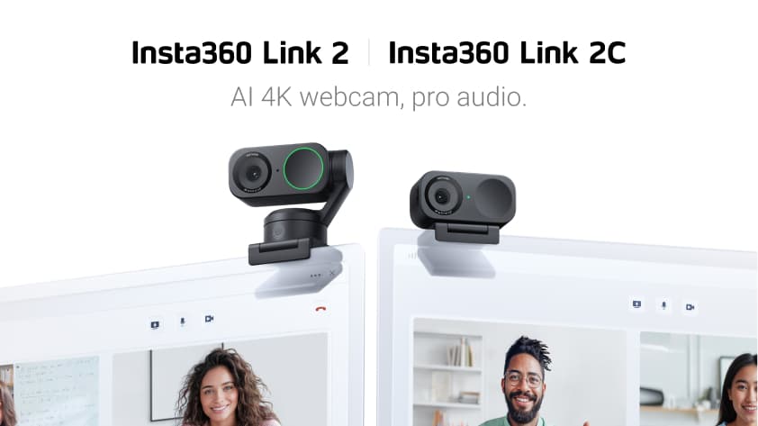 Meet Insta360 Link 2 & Insta360 Link 2C: AI 4K Webcams with Unrivaled ...