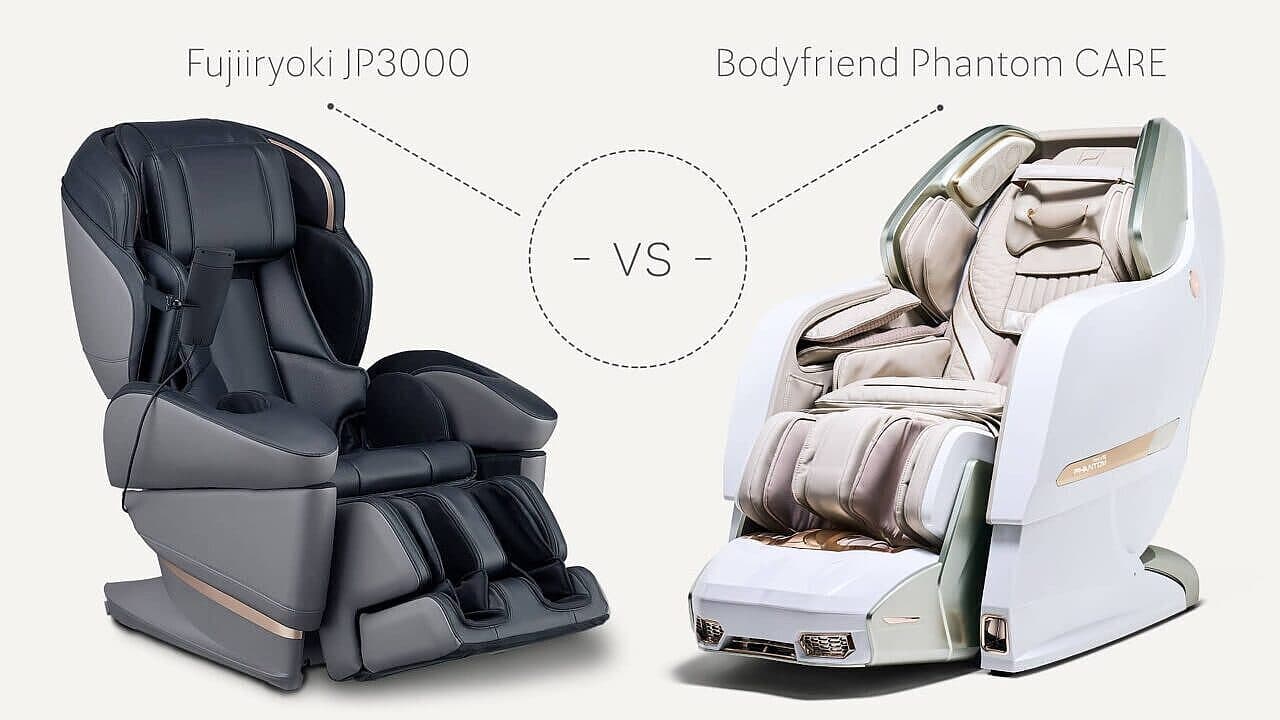 Fujiiryoki JP3000 vs Bodyfriend Phantom Care - comparison of massage ...