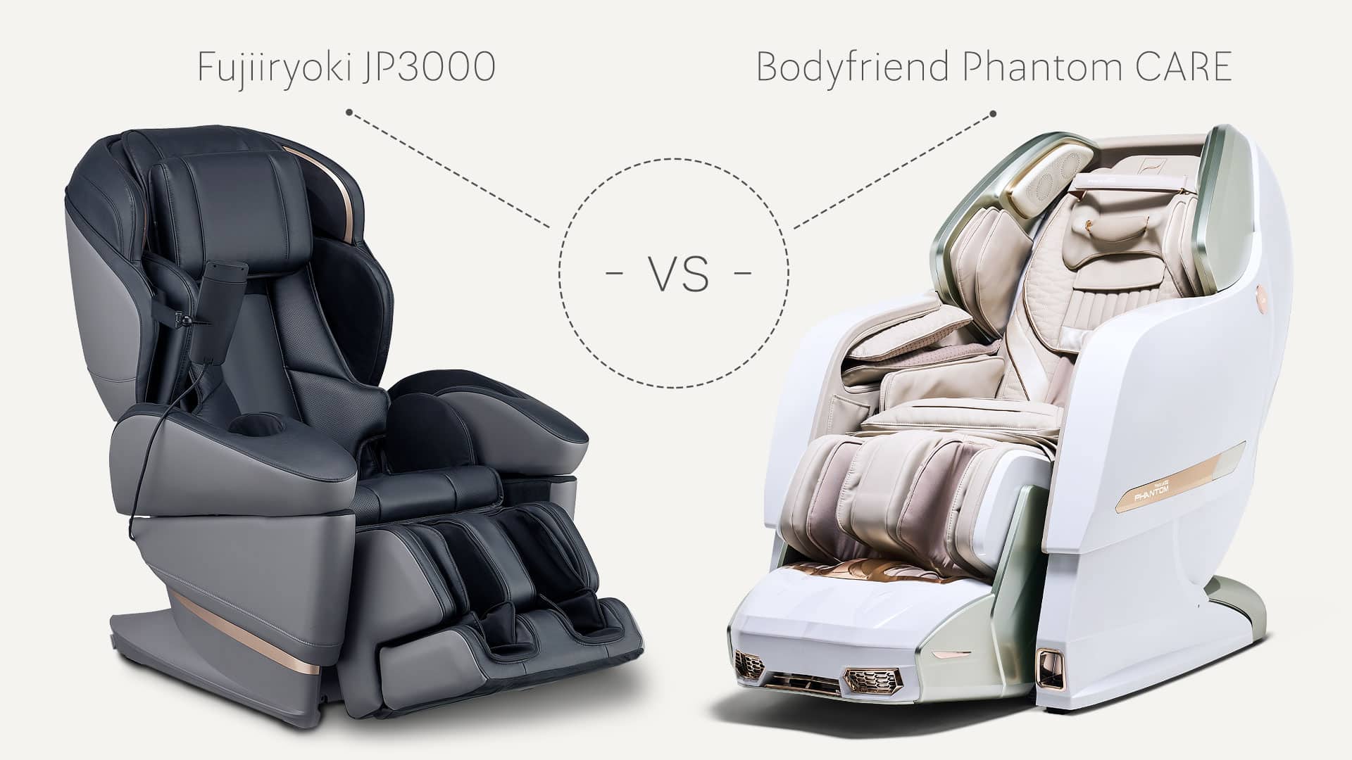 Fujiiryoki JP3000 vs Bodyfriend Phantom Care - comparison of massage ...