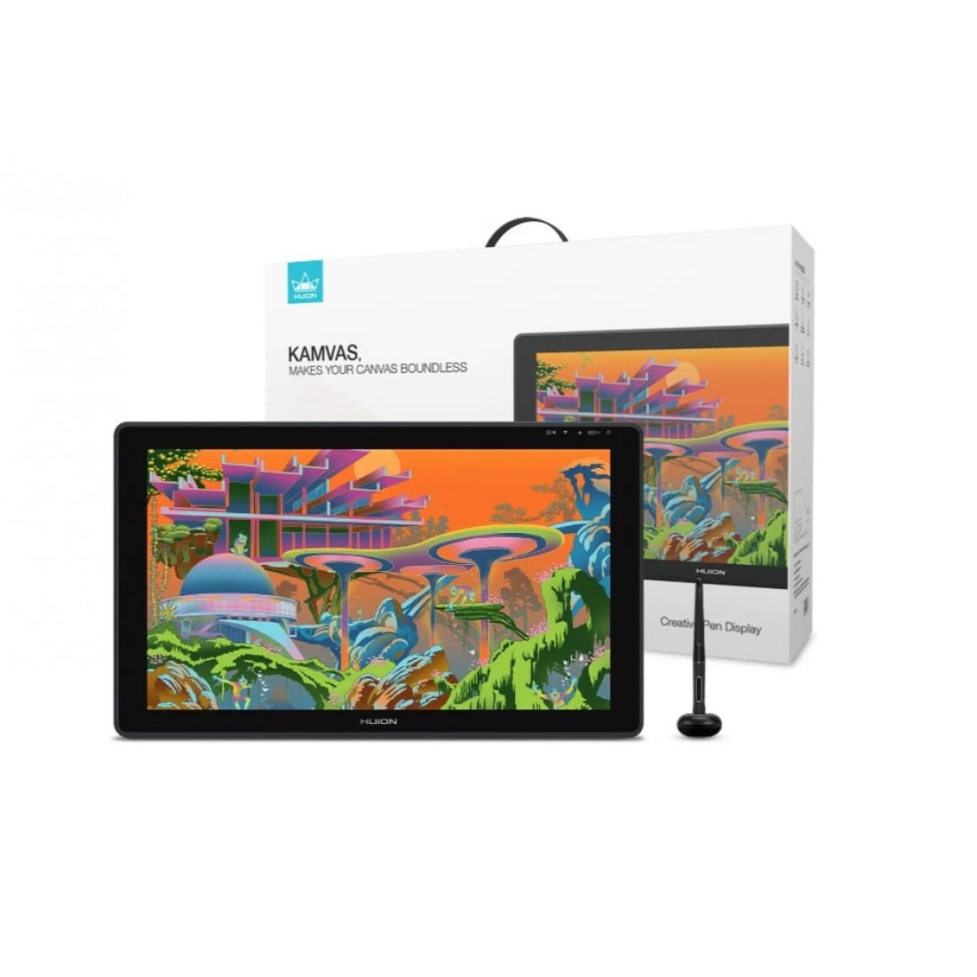HUION Kamvas 22 Plus Pen Display Graphics Drawing Tablet ...