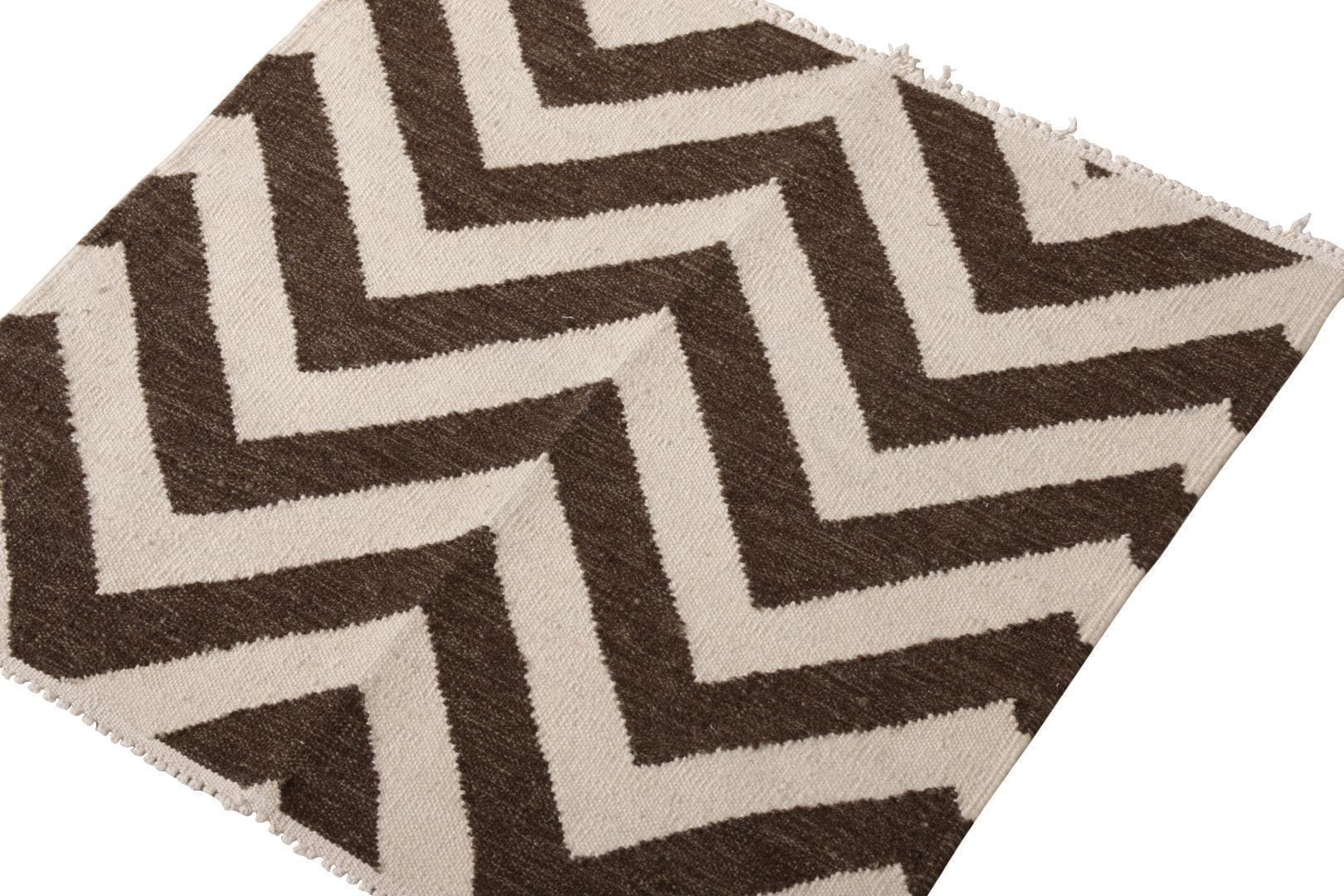 21050 - Chevron Flat Weave Sample | Rug & Kilim