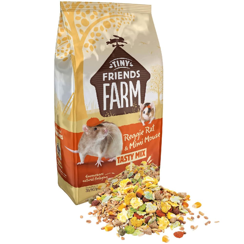 Supreme Tiny Friends Farm Reggie Rat & Mimi Mouse Food 2-lb | On Sale ...