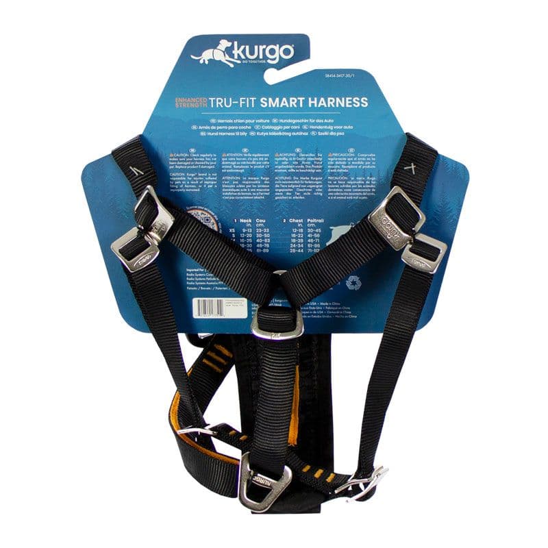 CLOSEOUT: Kurgo Enhanced Strength Tru-Fit Smart Dog Car Harness | Gun ...