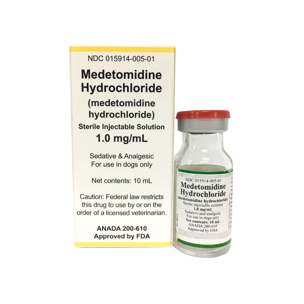 Medetomidine for Dogs & Cats - Hydrochloride Injection 1mg/ml ...